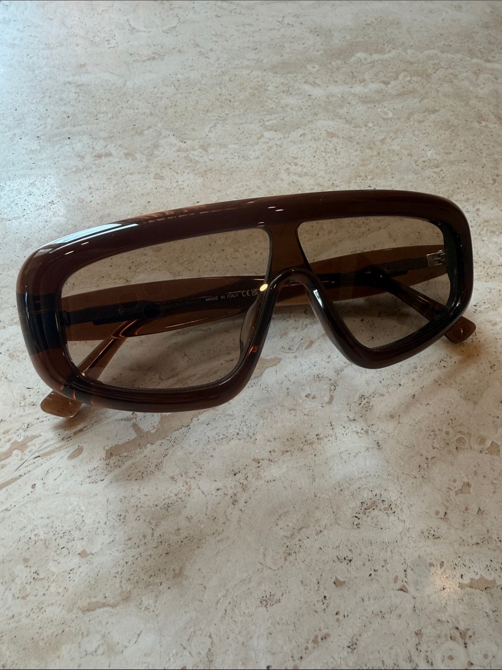 Bottega Veneta Bombe Shield Sunglasses - Picture 2 of 7
